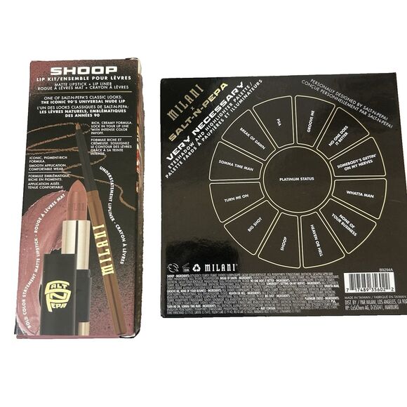 MILANI x Salt-N-Pepa Very Necessary Eyeshadow Pallet 12 Shades & Lip Kit Shoop - Picture 4 of 6